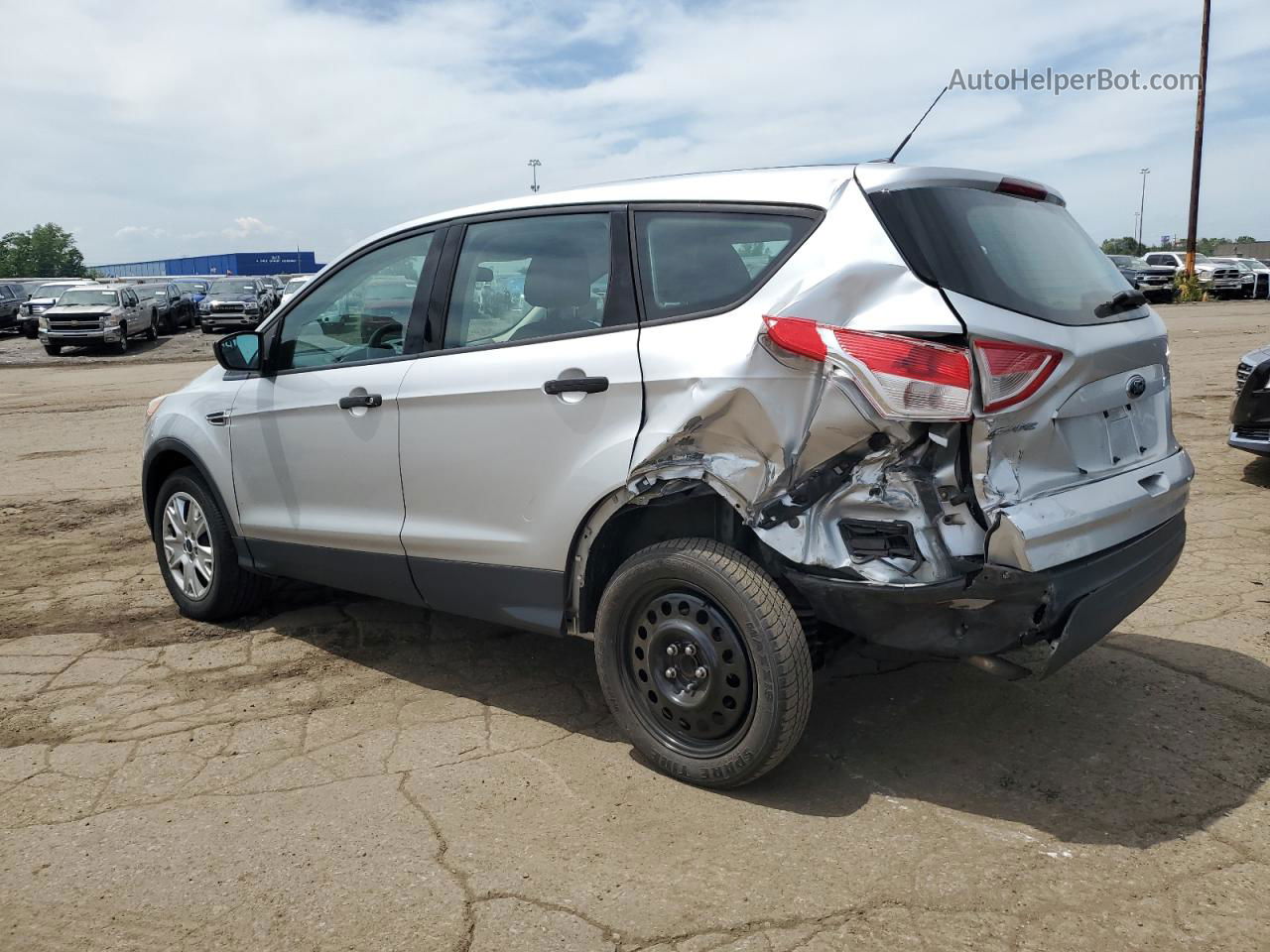 2013 Ford Escape S Серебряный vin: 1FMCU0F70DUA20488