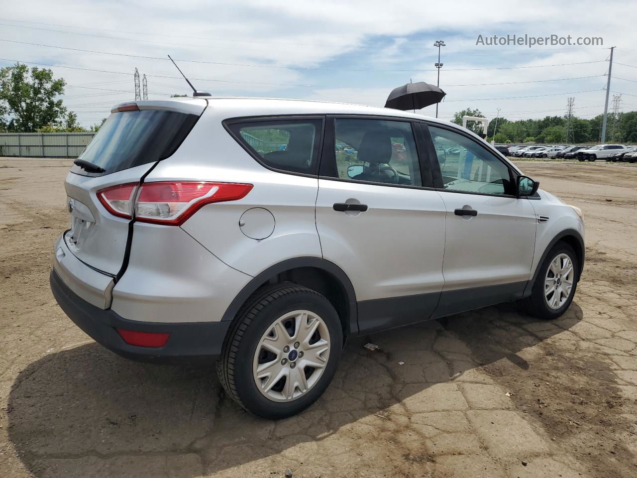 2013 Ford Escape S Серебряный vin: 1FMCU0F70DUA20488