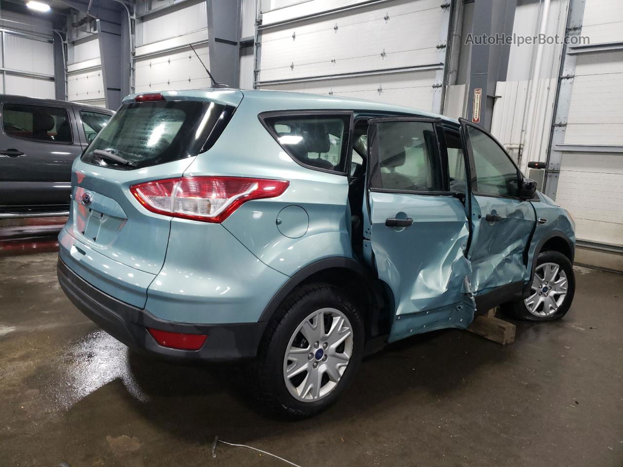 2013 Ford Escape S Blue vin: 1FMCU0F70DUC15264