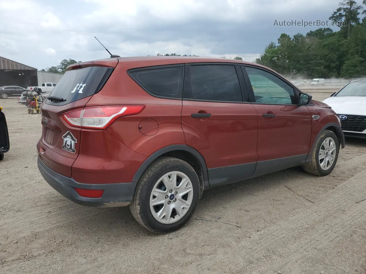 2014 Ford Escape S Коричневый vin: 1FMCU0F70EUD22252