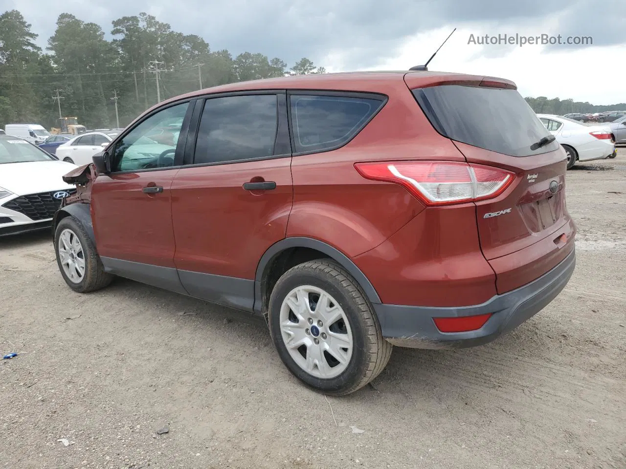 2014 Ford Escape S Brown vin: 1FMCU0F70EUD22252