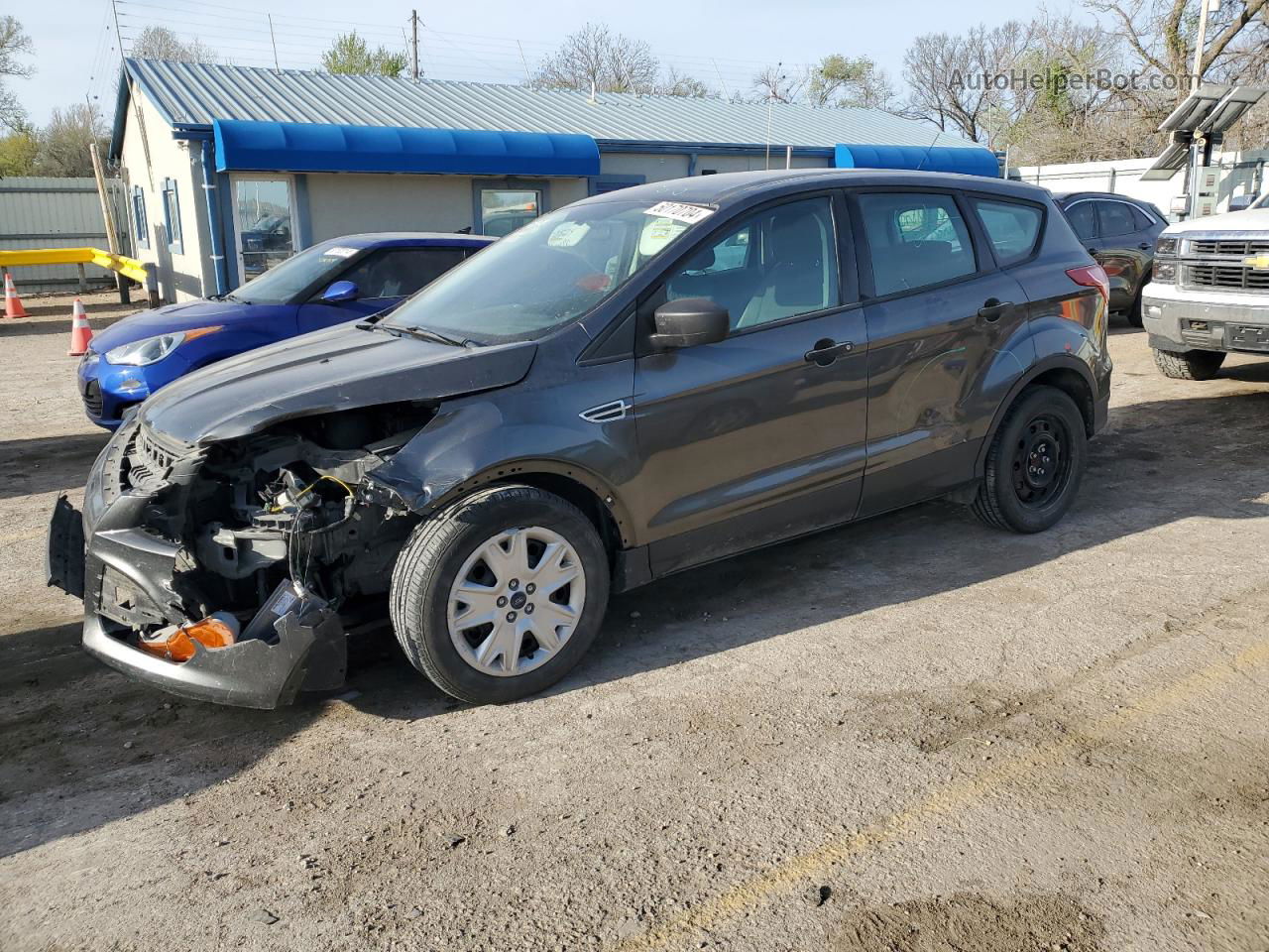 2015 Ford Escape S Серый vin: 1FMCU0F70FUB30170