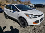 2015 Ford Escape S Белый vin: 1FMCU0F70FUB45459