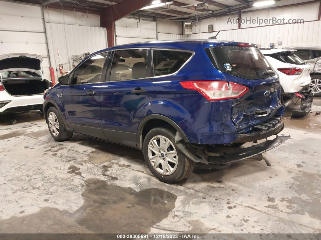 2015 Ford Escape S Blue vin: 1FMCU0F70FUB65601