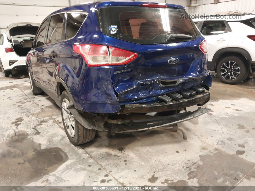 2015 Ford Escape S Blue vin: 1FMCU0F70FUB65601