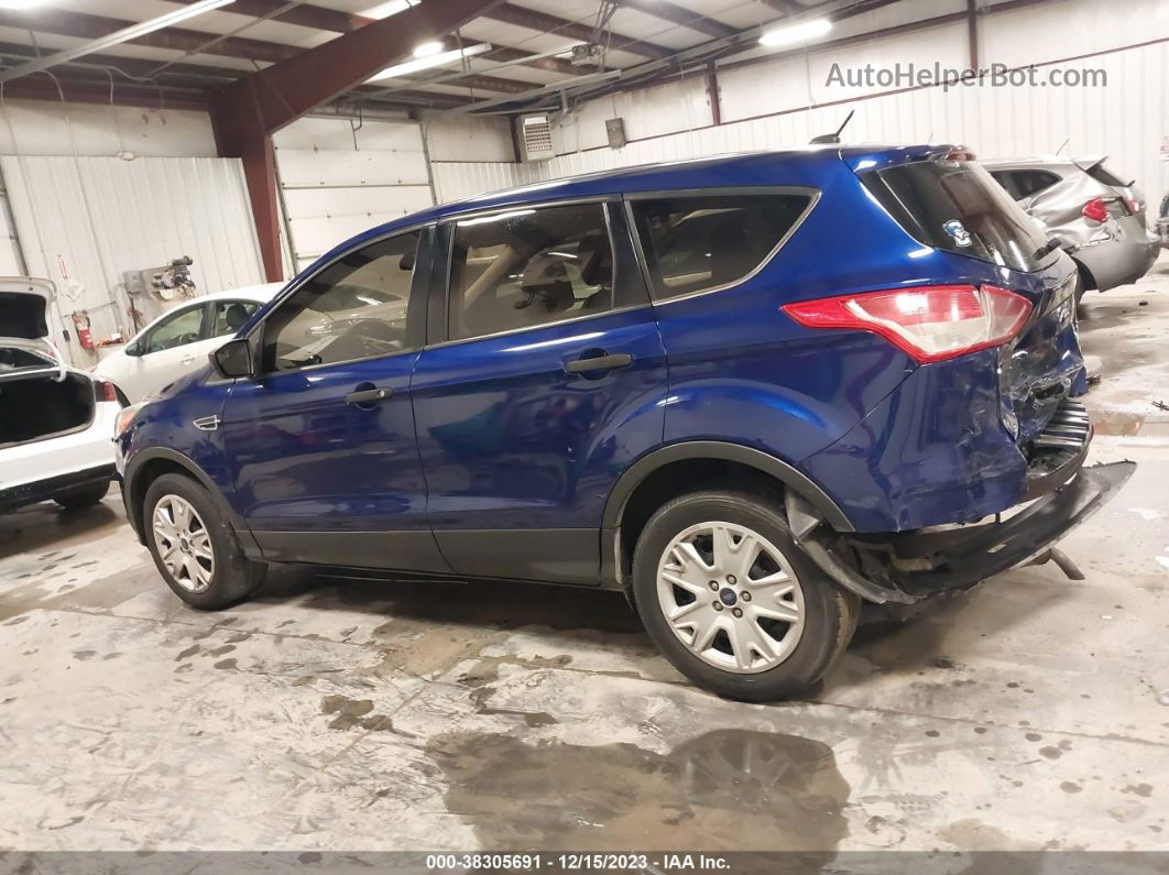 2015 Ford Escape S Blue vin: 1FMCU0F70FUB65601