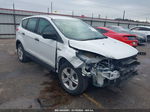 2016 Ford Escape S White vin: 1FMCU0F70GUA66133