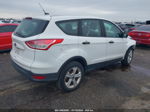 2016 Ford Escape S White vin: 1FMCU0F70GUA66133