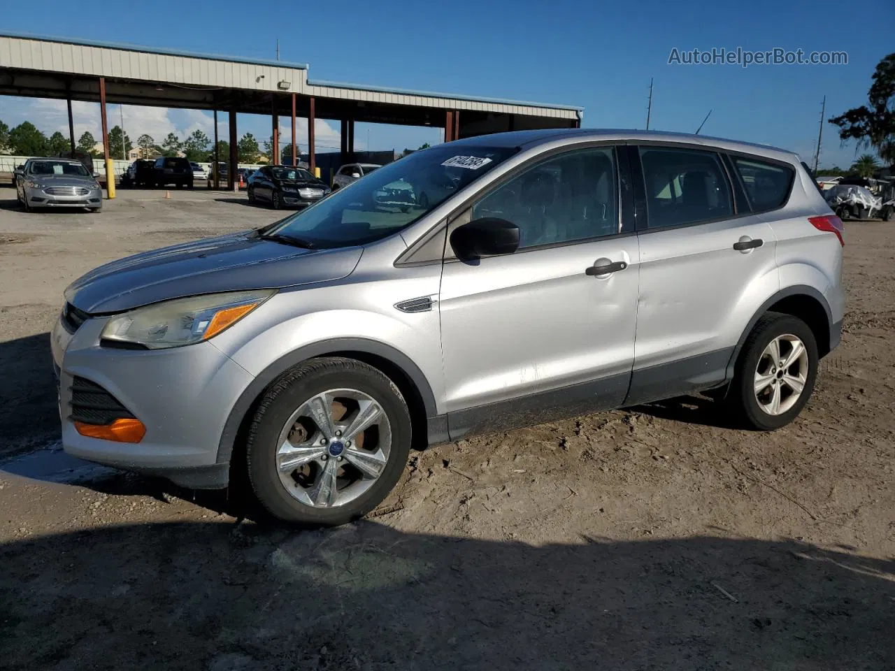 2016 Ford Escape S Серебряный vin: 1FMCU0F70GUB53112