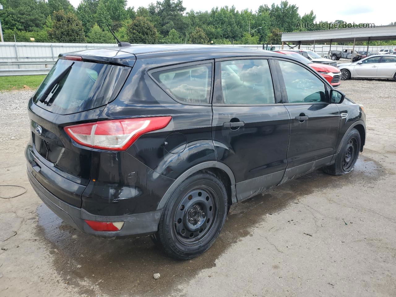 2016 Ford Escape S Black vin: 1FMCU0F70GUB89138