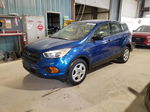 2017 Ford Escape S Blue vin: 1FMCU0F70HUD10882