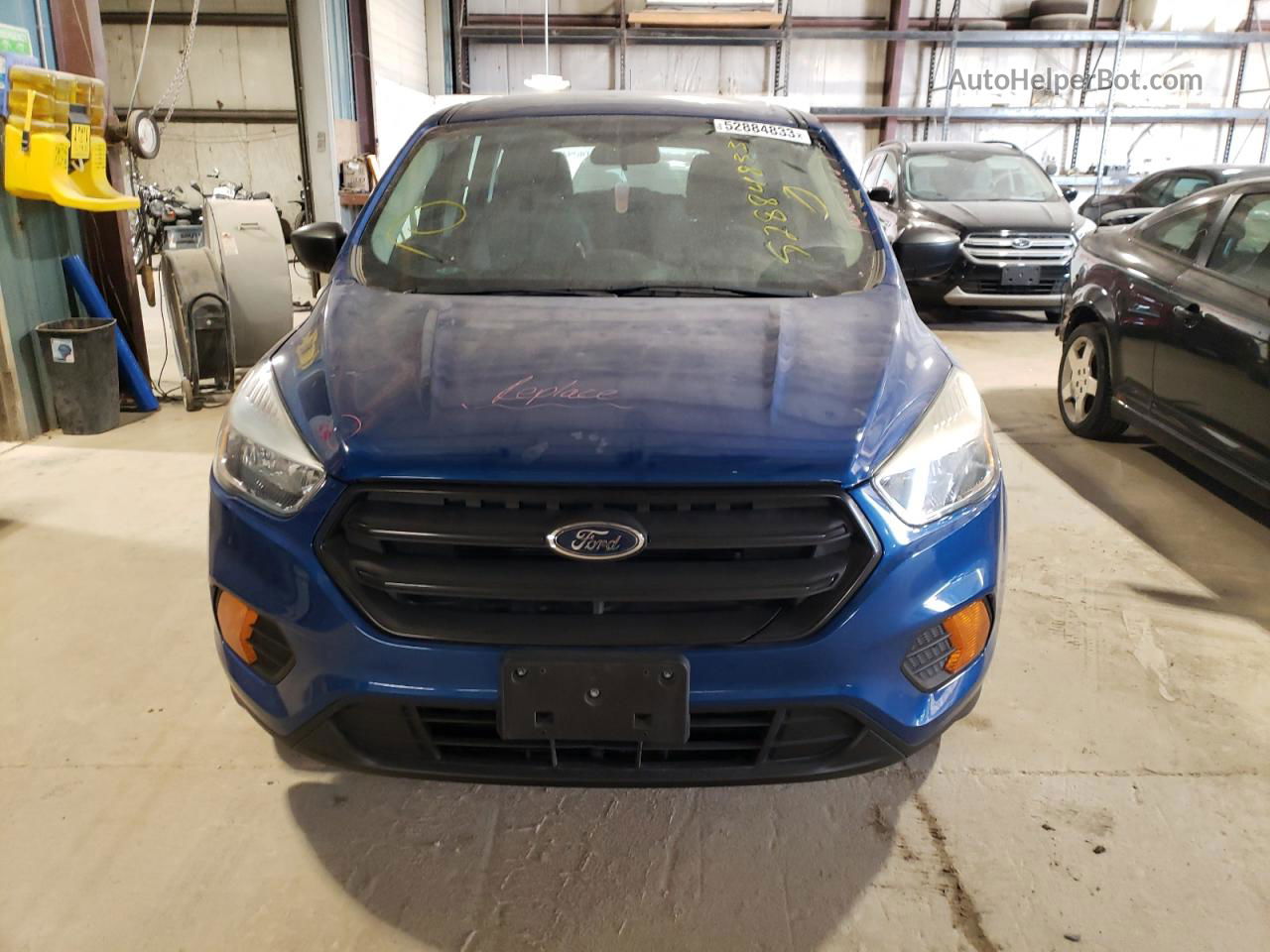 2017 Ford Escape S Blue vin: 1FMCU0F70HUD10882