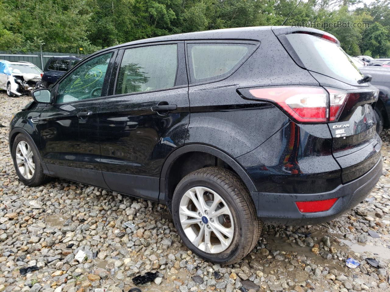 2017 Ford Escape S Black vin: 1FMCU0F70HUD55675