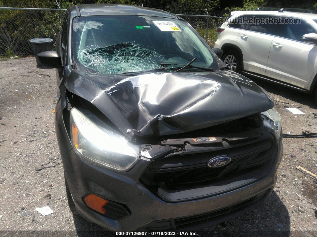 2017 Ford Escape S Gray vin: 1FMCU0F70HUD56664