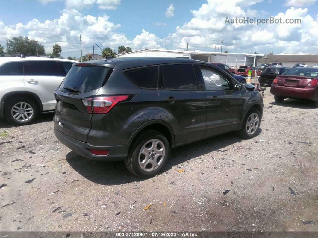 2017 Ford Escape S Gray vin: 1FMCU0F70HUD56664