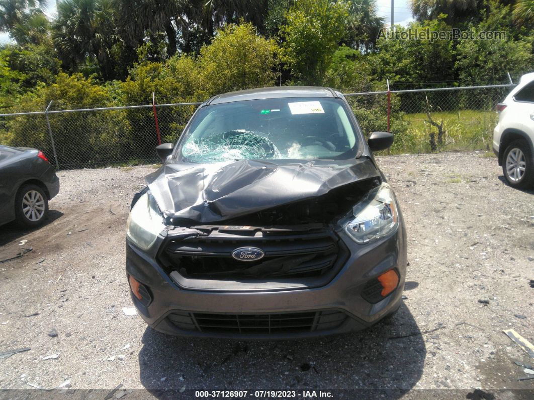 2017 Ford Escape S Gray vin: 1FMCU0F70HUD56664