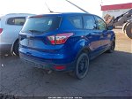 2017 Ford Escape S Blue vin: 1FMCU0F70HUE24106
