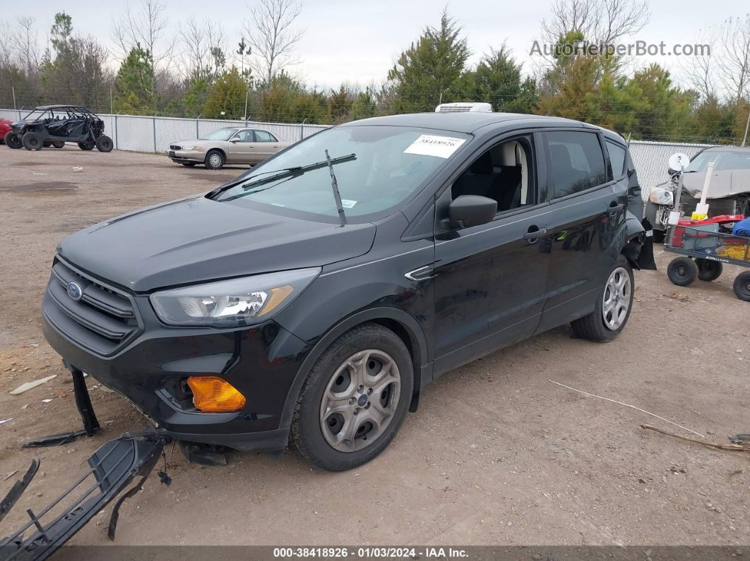 2019 Ford Escape S Black vin: 1FMCU0F70KUA11089