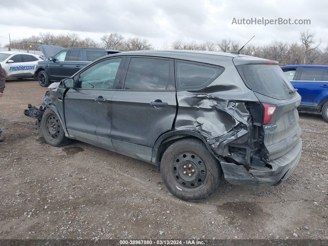 2019 Ford Escape S Gray vin: 1FMCU0F70KUA63709