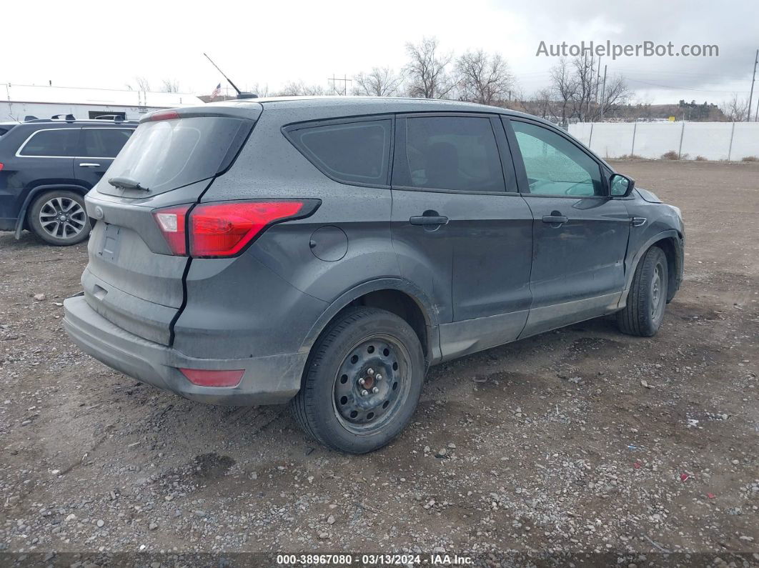 2019 Ford Escape S Gray vin: 1FMCU0F70KUA63709