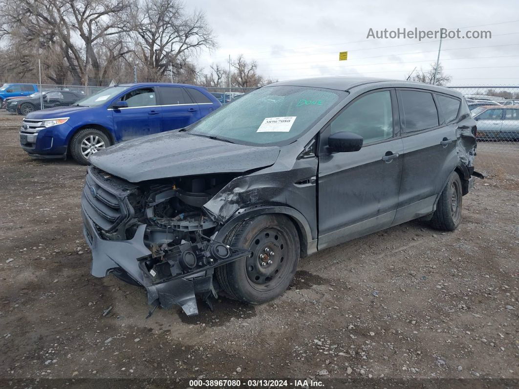 2019 Ford Escape S Gray vin: 1FMCU0F70KUA63709