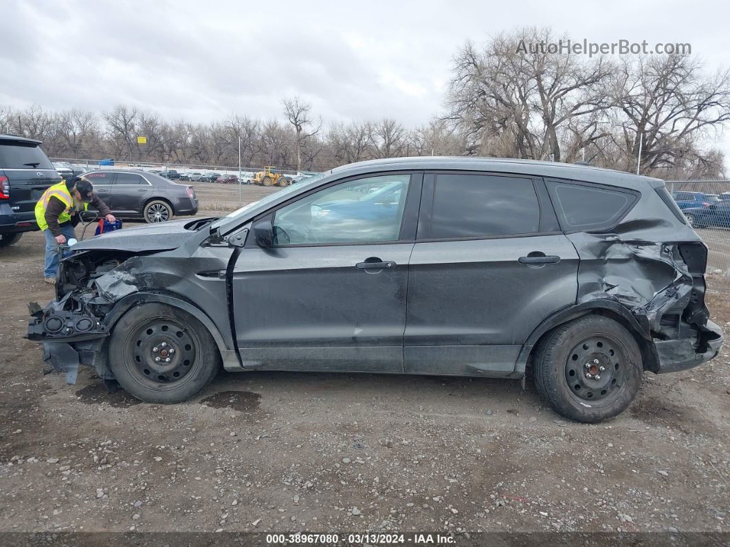 2019 Ford Escape S Gray vin: 1FMCU0F70KUA63709