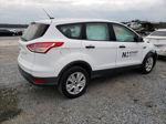 2013 Ford Escape S White vin: 1FMCU0F71DUC72749