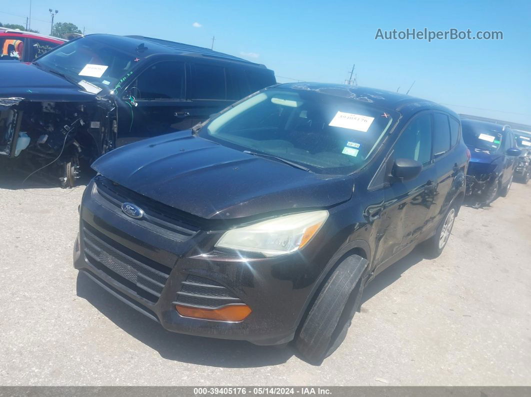 2013 Ford Escape S Black vin: 1FMCU0F71DUD12408