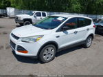 2013 Ford Escape S White vin: 1FMCU0F71DUD79137