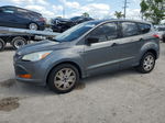 2014 Ford Escape S Gray vin: 1FMCU0F71EUD06402