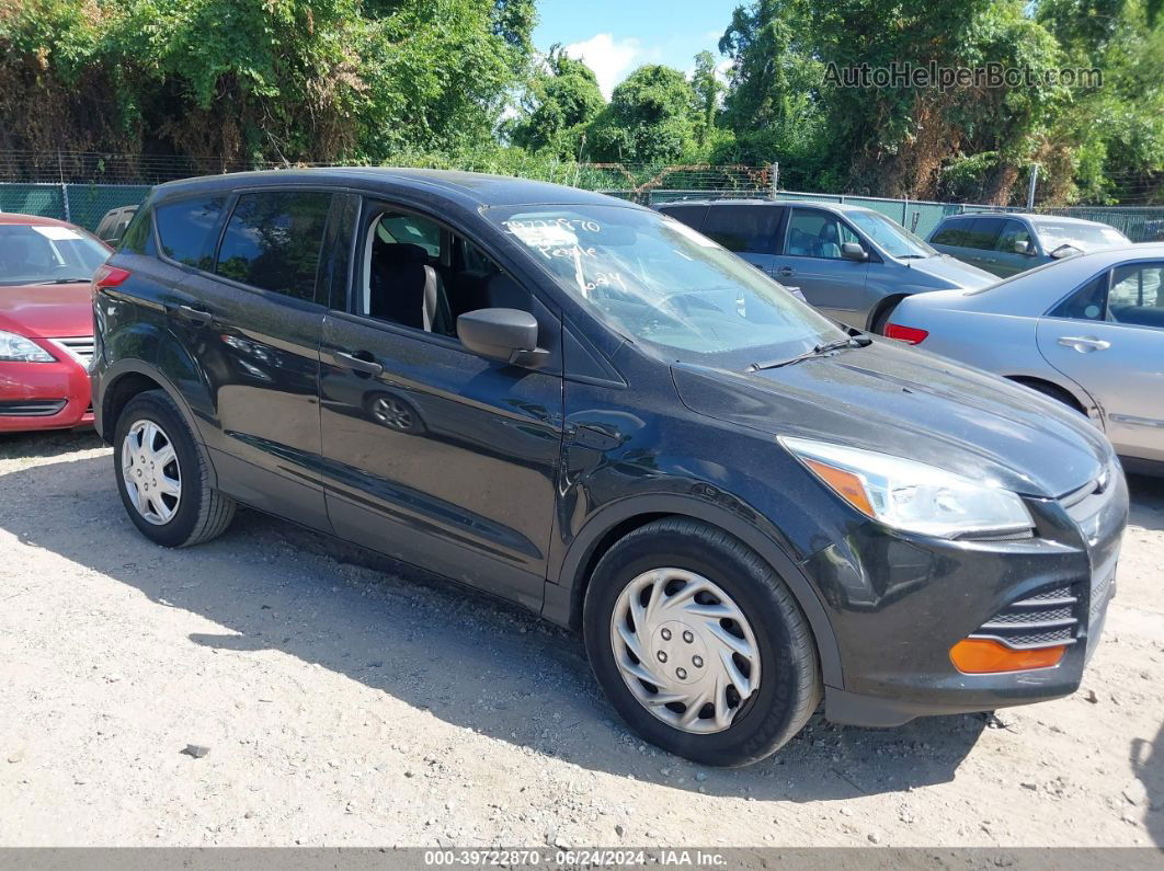 2014 Ford Escape S Black vin: 1FMCU0F71EUD77776