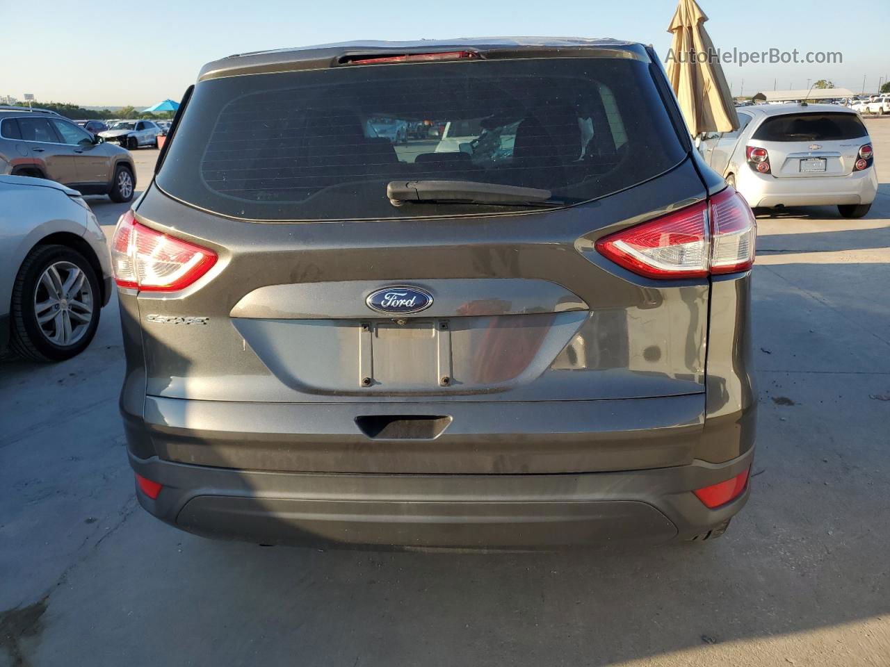 2015 Ford Escape S Gray vin: 1FMCU0F71FUA51851