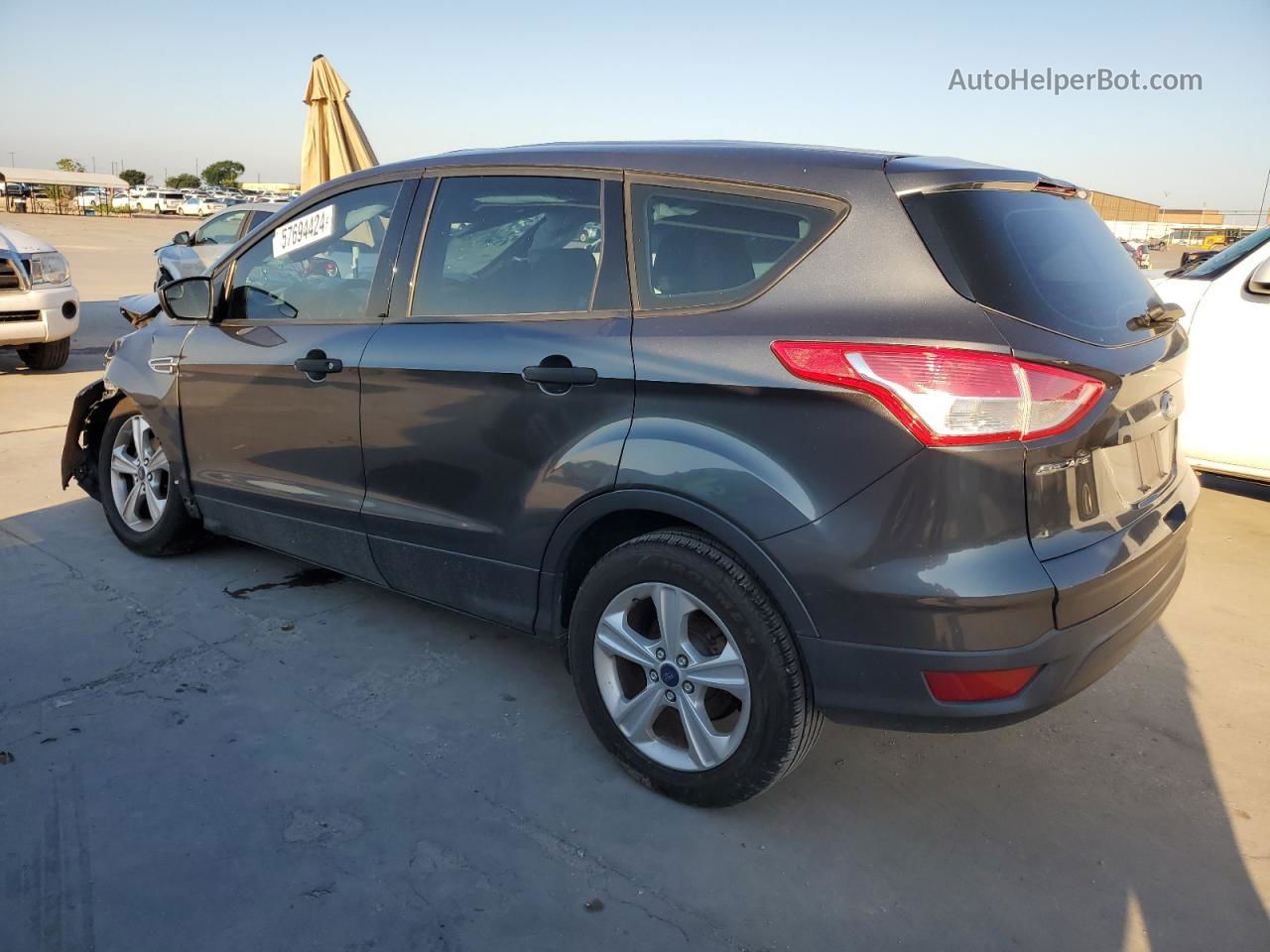 2015 Ford Escape S Gray vin: 1FMCU0F71FUA51851