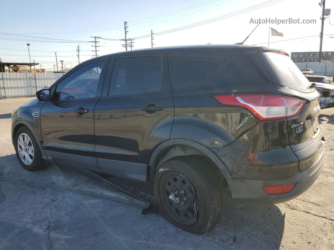 2015 Ford Escape S Черный vin: 1FMCU0F71FUC24901