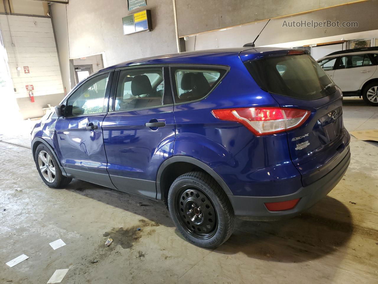 2015 Ford Escape S Blue vin: 1FMCU0F71FUC55548