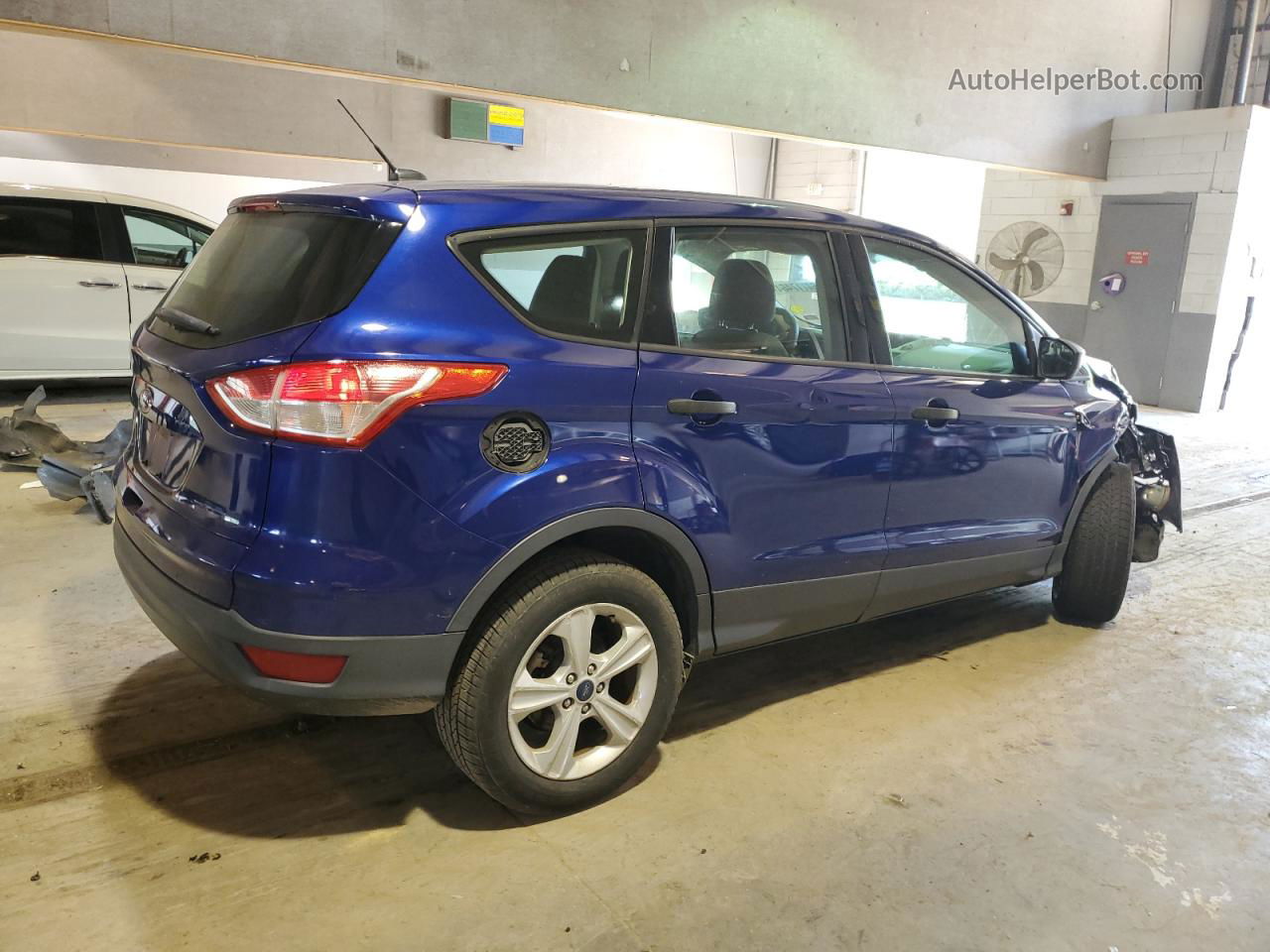 2015 Ford Escape S Blue vin: 1FMCU0F71FUC55548