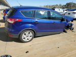 2016 Ford Escape S Blue vin: 1FMCU0F71GUB05702