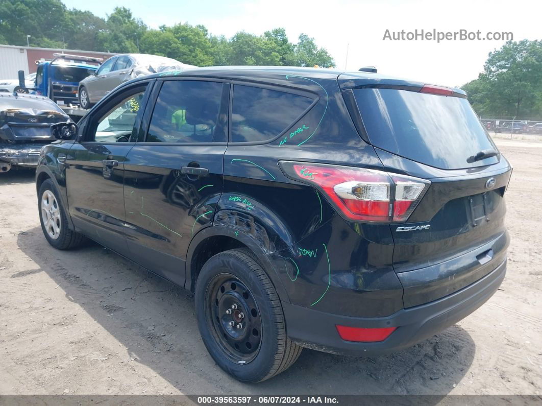 2017 Ford Escape S Black vin: 1FMCU0F71HUB30486