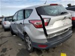 2017 Ford Escape S Silver vin: 1FMCU0F71HUD23091