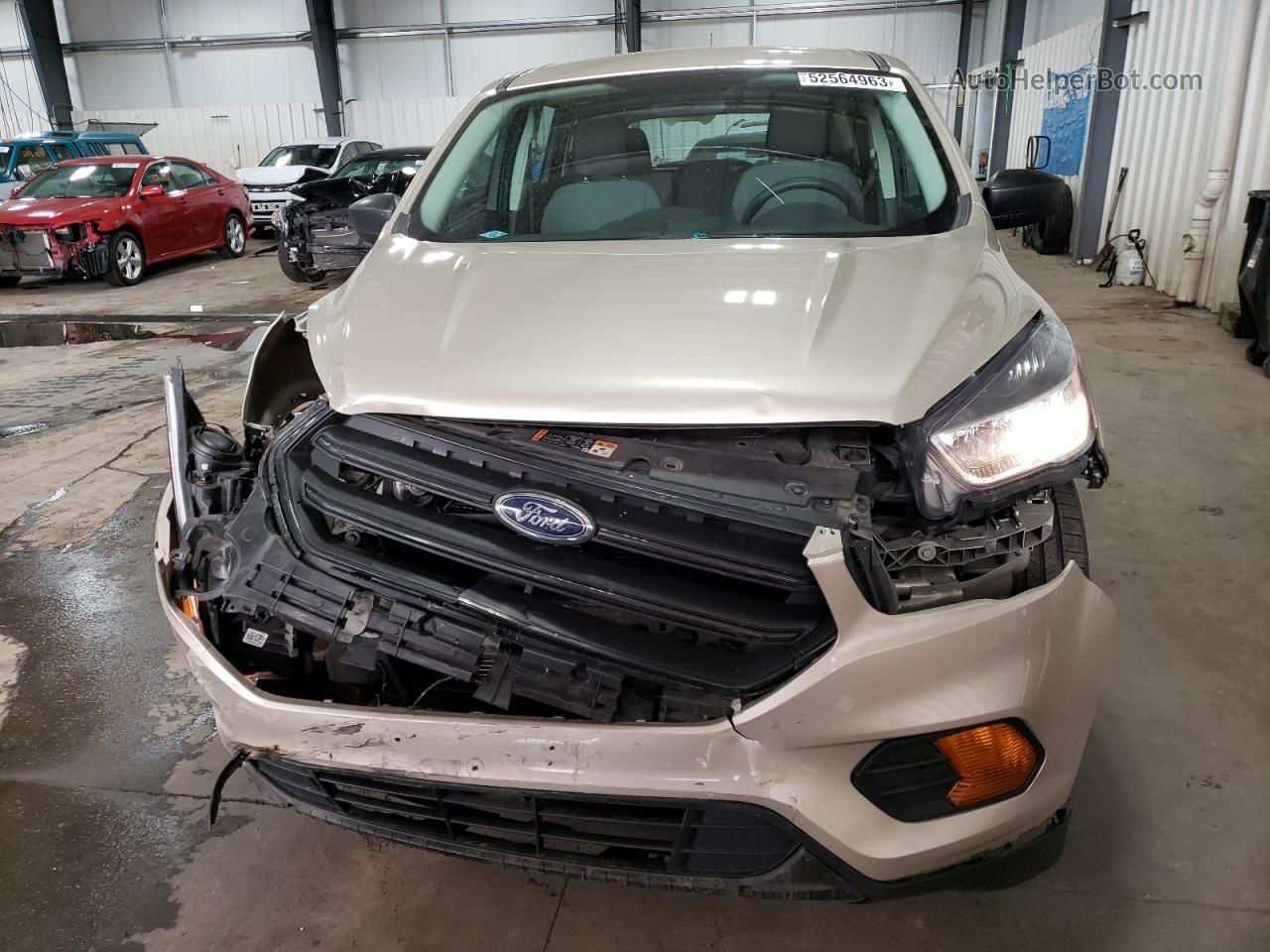 2017 Ford Escape S Золотой vin: 1FMCU0F71HUE73220