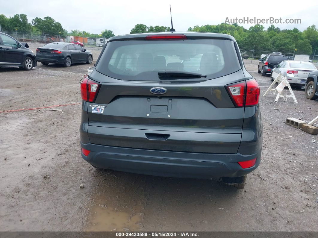 2019 Ford Escape S Gray vin: 1FMCU0F71KUA11375