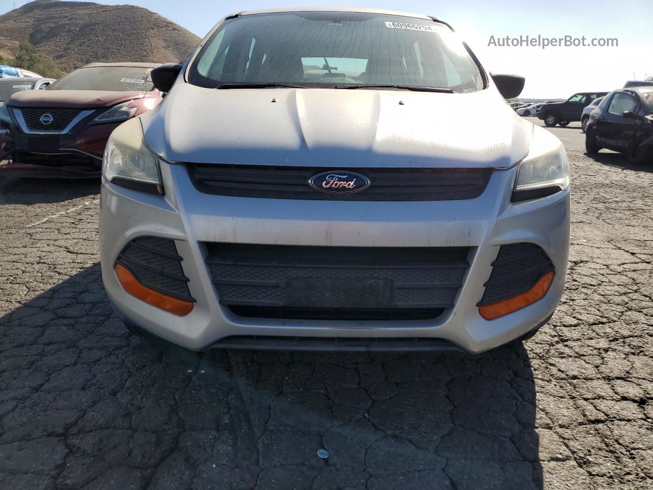 2013 Ford Escape S Silver vin: 1FMCU0F72DUB01072