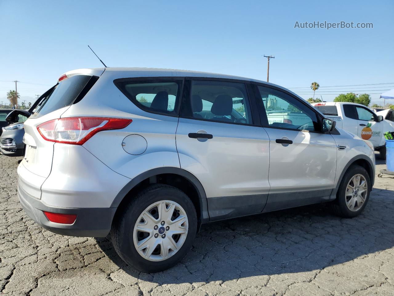 2013 Ford Escape S Silver vin: 1FMCU0F72DUB01072