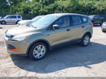 2013 Ford Escape S Green vin: 1FMCU0F72DUB37697