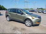 2013 Ford Escape S Green vin: 1FMCU0F72DUB37697