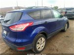 2013 Ford Escape S Blue vin: 1FMCU0F72DUD88011