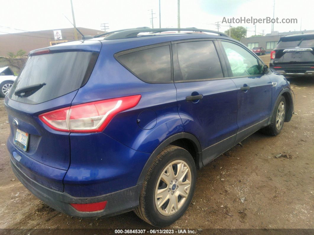 2013 Ford Escape S Синий vin: 1FMCU0F72DUD88011