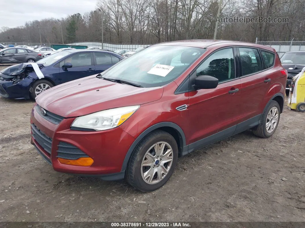 2014 Ford Escape S Red vin: 1FMCU0F72EUB68790