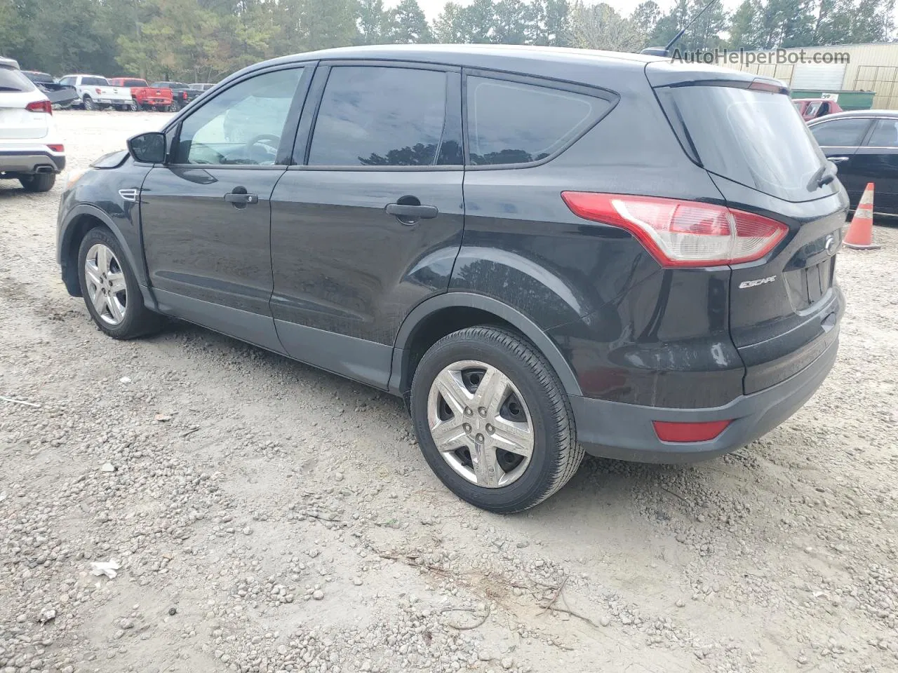 2014 Ford Escape S Black vin: 1FMCU0F72EUD76748