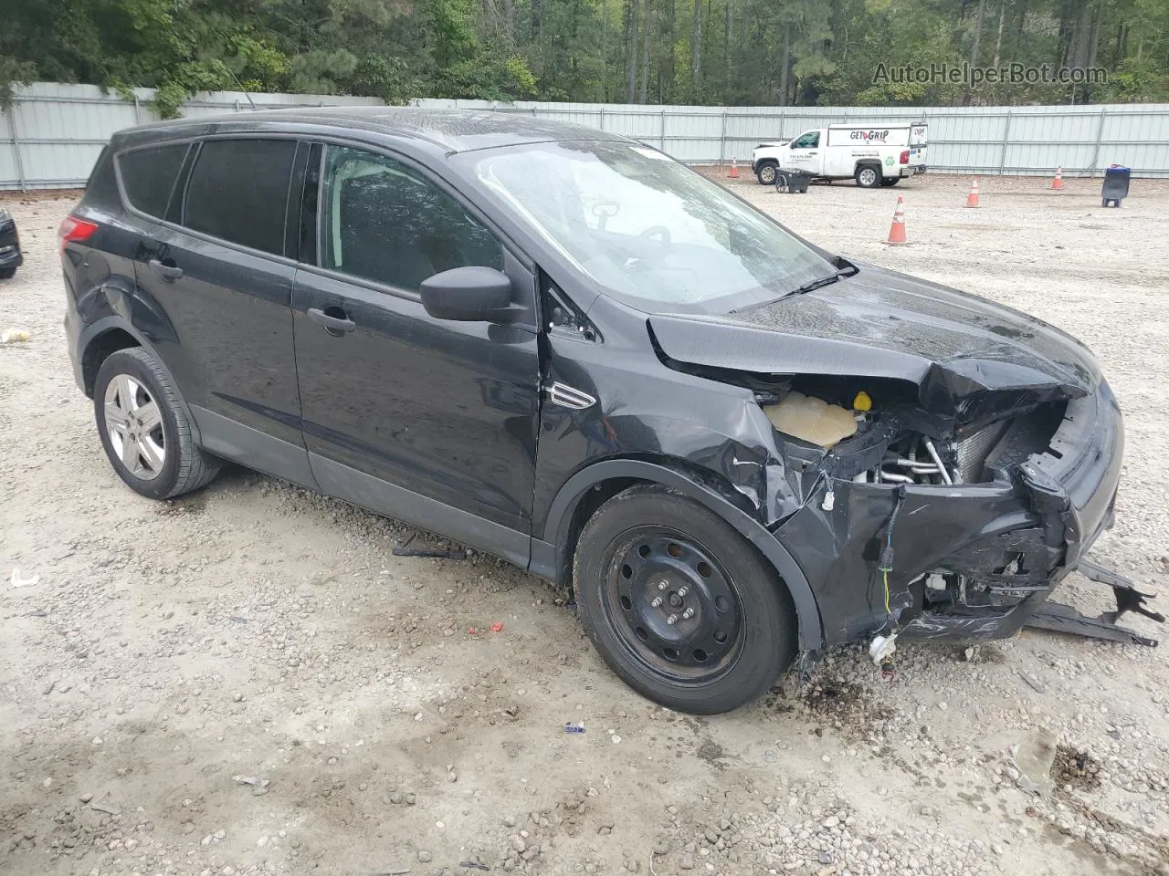 2014 Ford Escape S Black vin: 1FMCU0F72EUD76748